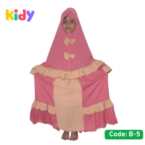 Dubai Cherry Fabric Borka Set,(code: B-5)