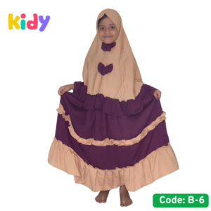 Dubai Cherry Fabric Borka Set,(code: B-6)