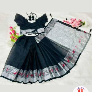 টাঙ্গাইল জামদানী Ready saree (Code 110)