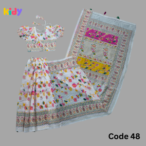 স্কিন প্রিন্ট রেডি শাড়ী (Code 48)