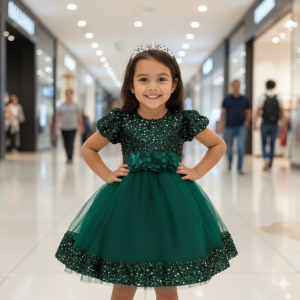 Premium Girls Party Dress--26)