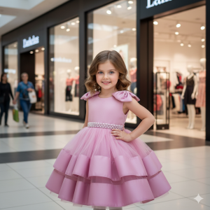 Premium Girls Party Dress--36)