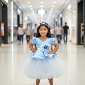 Premium Girls Party Dress--24)