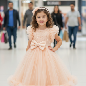 Premium Girls Party Dress--7)