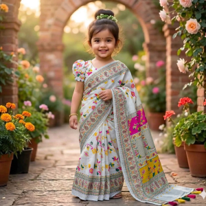 স্কিন প্রিন্ট রেডি শাড়ী (Code 48)