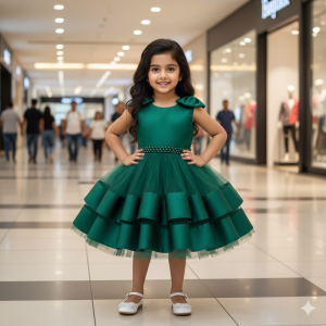 Premium Girls Party Dress--35)