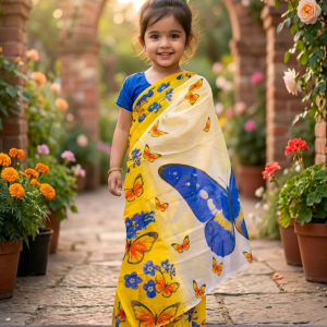 চান্দেরি সিল্ক রেডি শাড়ী  (Code 4)