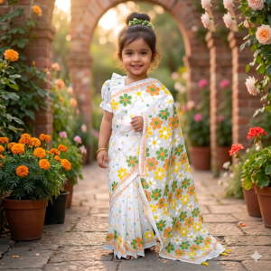 চান্দেরি সিল্ক রেডি শাড়ী  (Code 56)