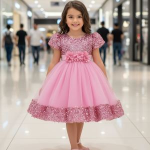 Premium Girls Party Dress--28)