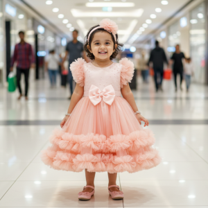 Premium Girls Party Dress--15)