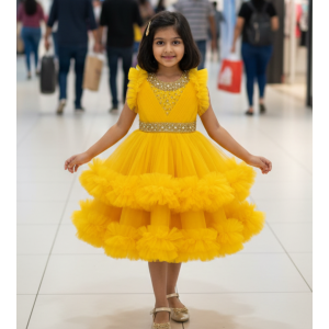 Premium Girls Party Dress--18)