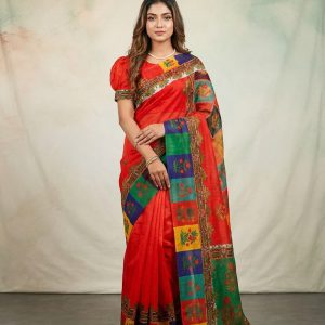 সিল্ক ব্লেন্ড শাড়ি (Code 507)