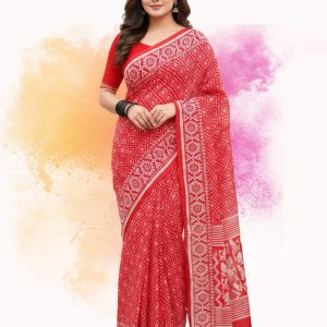 "ব্লক প্রিন্ট" বা "স্ক্রিন প্রিন্ট" শাড়ি" (Code 513)