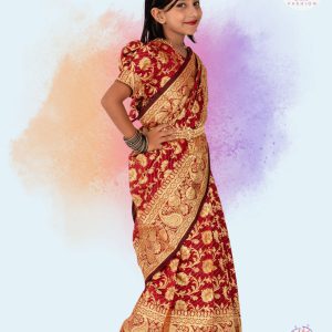 বেনারসী কাতান রেডি শাড়ী (Code 219)
