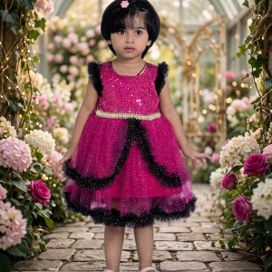 Premium Girls Party Dress--42)