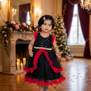 Premium Girls Party Dress--43)