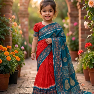 চান্দেরি সিল্ক রেডি শাড়ী (Code 204)