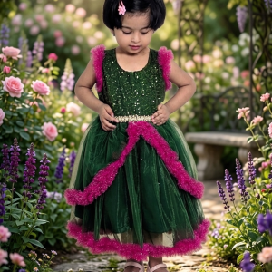 Premium Girls Party Dress--44)