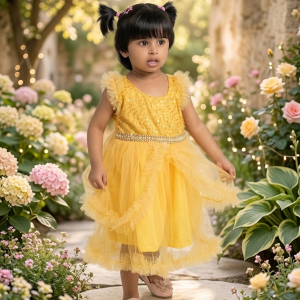 Premium Girls Party Dress--47)