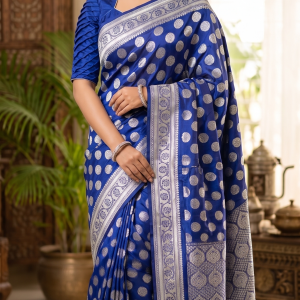 কাতান সিল্ক শাড়ি (Code 1155)