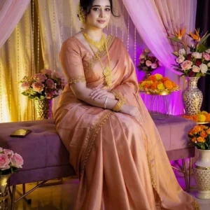 কাঞ্জিভরম কাতান শাড়ি ব্লাউজ পিসসহ (Code 8)